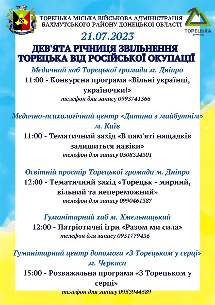 Святкові заходи