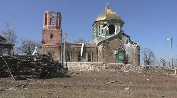 Свято-Дмитрівська церква (будівля 1850-61 рр.) у смт Верхньоторецьке