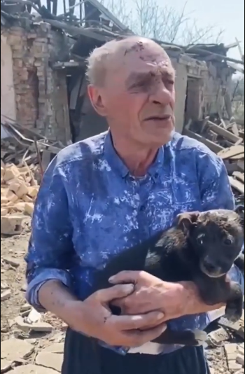 Господар врятованого цуценяти дякує рятувальникам