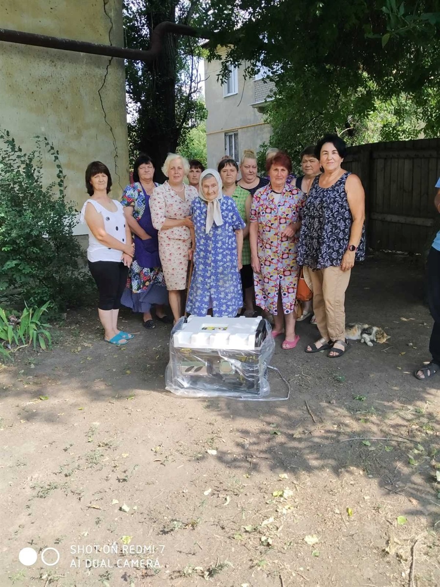 Мешканці Торецька отримали генератор