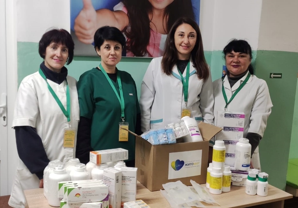 Медики Торецька отримали чергову партію ліків бід благодійників