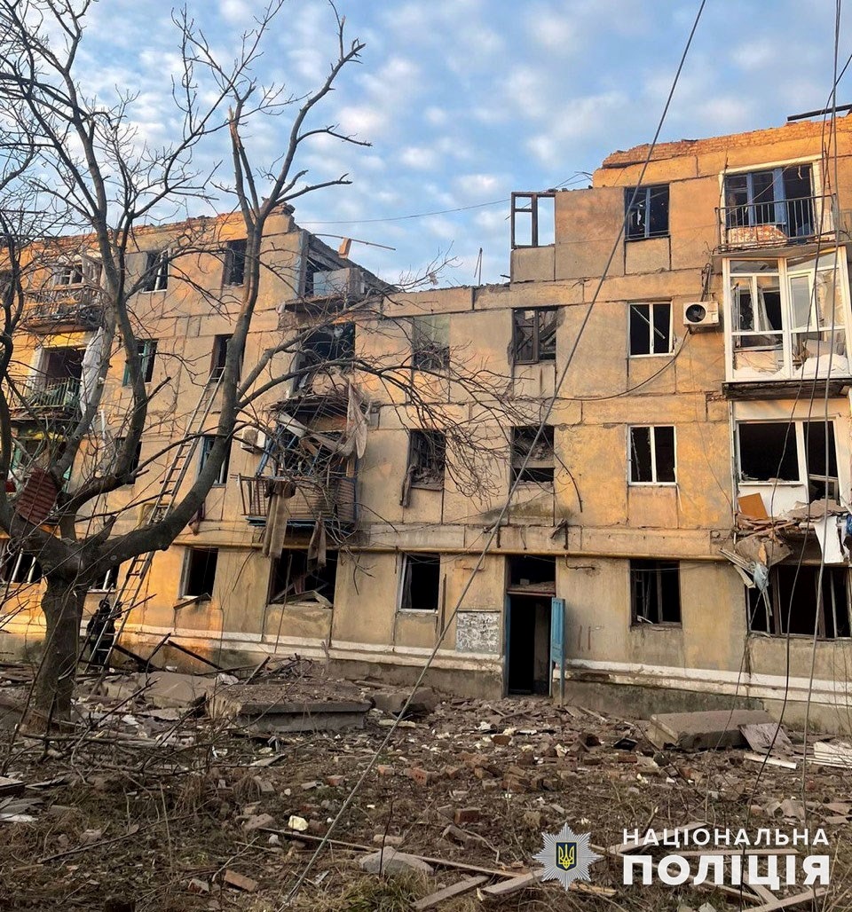 Пошкоджений будинок у Торецьку 31 січня