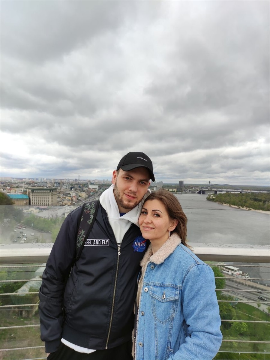 Наталія Фоменко з сином
