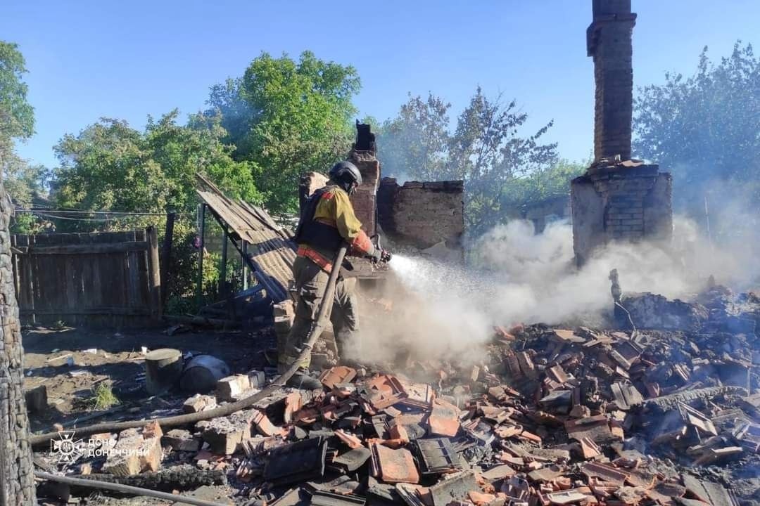 Наслідки обстрілів міста Залізне 25 травня 